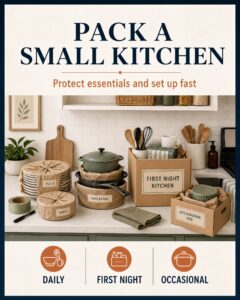 How to Pack a Small Kitchen for Moving Without Losing the Essentials 4 TrendIssue card for How to Pack a Small Kitchen for Moving Without Losing the Essentials