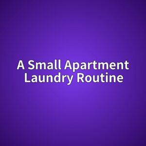 A Small Apartment Laundry Routine That Prevents Clothes Piles 1 a small apartment laundry routine 1788236634