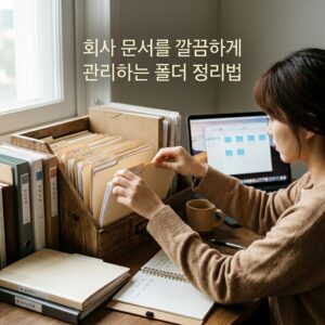 ai thumbnail photography 회사 문서를 깔끔하게 관리하는 폴더 정리법 1786368141