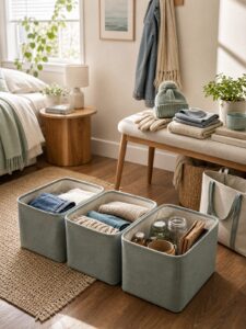 Editorial illustration for Spring Decluttering Checklist for a Small Apartment