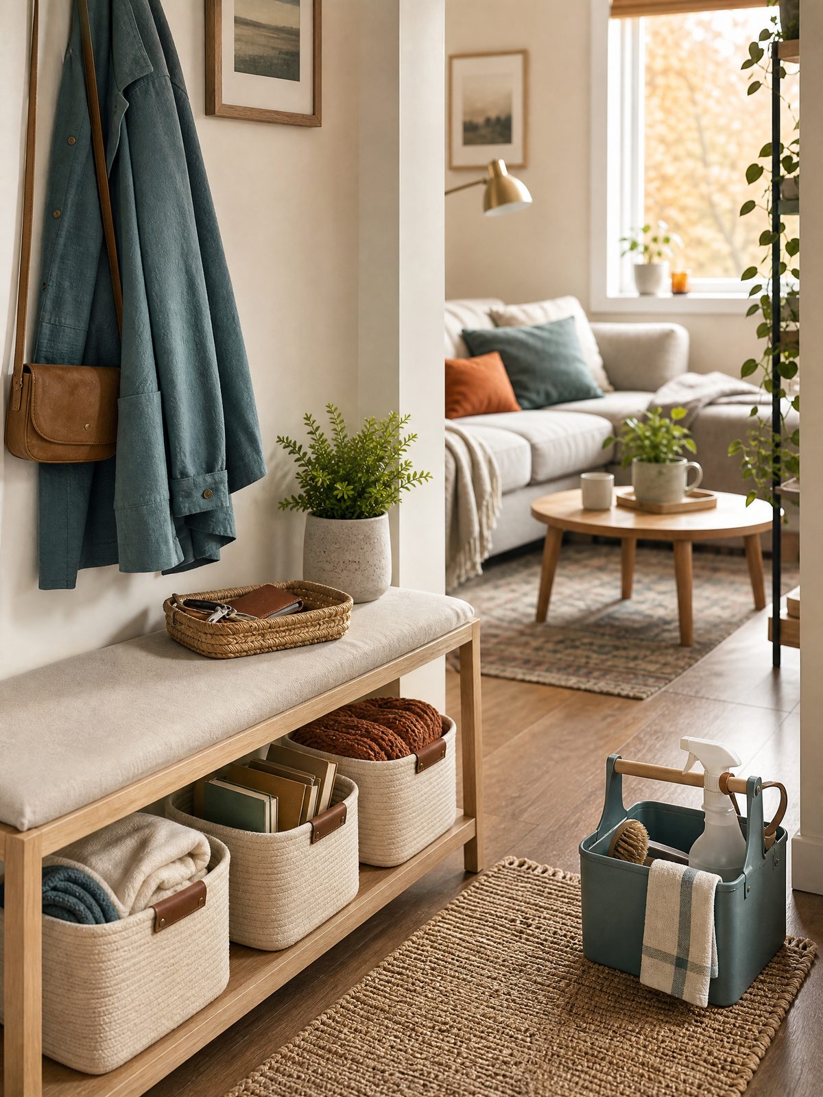 A Fall Apartment Reset Checklist Before the Busy Season 1 Editorial illustration for A Fall Apartment Reset Checklist Before the Busy Season