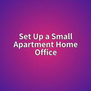 How to Set Up a Small Apartment Home Office That Packs Away at Night 9 set up a small apartment home office 1788019156