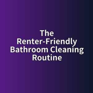 The Renter-Friendly Bathroom Cleaning Routine: What to Do Daily, Weekly, and Monthly 3 the renter friendly bathroom cleaning routine 1788236267