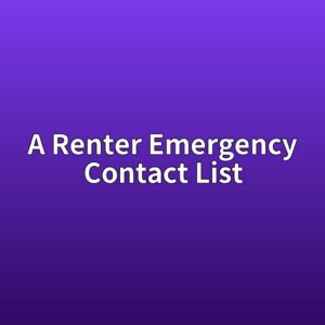 a renter emergency contact list 1788793727