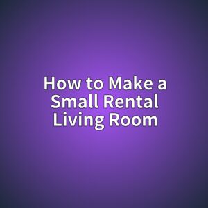 How to Make a Small Rental Living Room Easier to Reset Every Day 5 how to make a small rental living room 1788531340