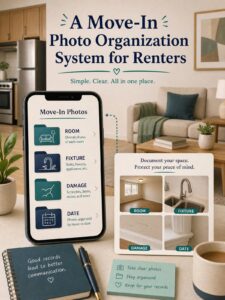 A Move-In Photo Organization System for Renters 2 Editorial illustration for A Move-In Photo Organization System for Renters