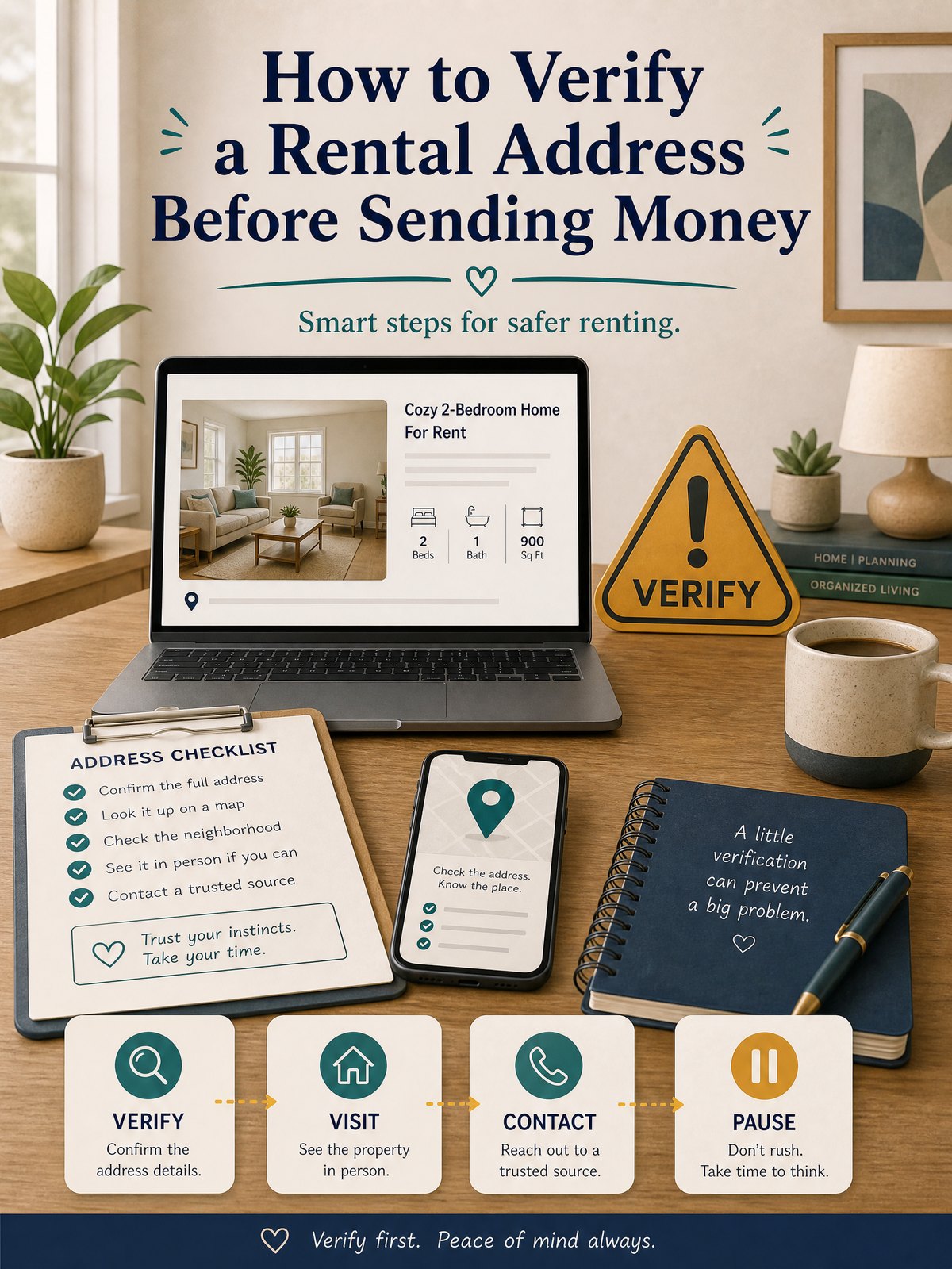 Editorial illustration for How to Verify a Rental Address Before Sending Money