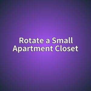 rotate a small apartment closet 1790260593